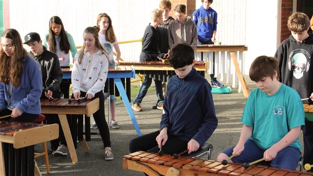 Marimba players