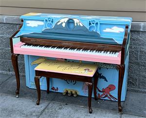 Piano created by COS students