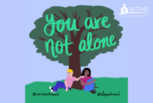 You are not alone graphic