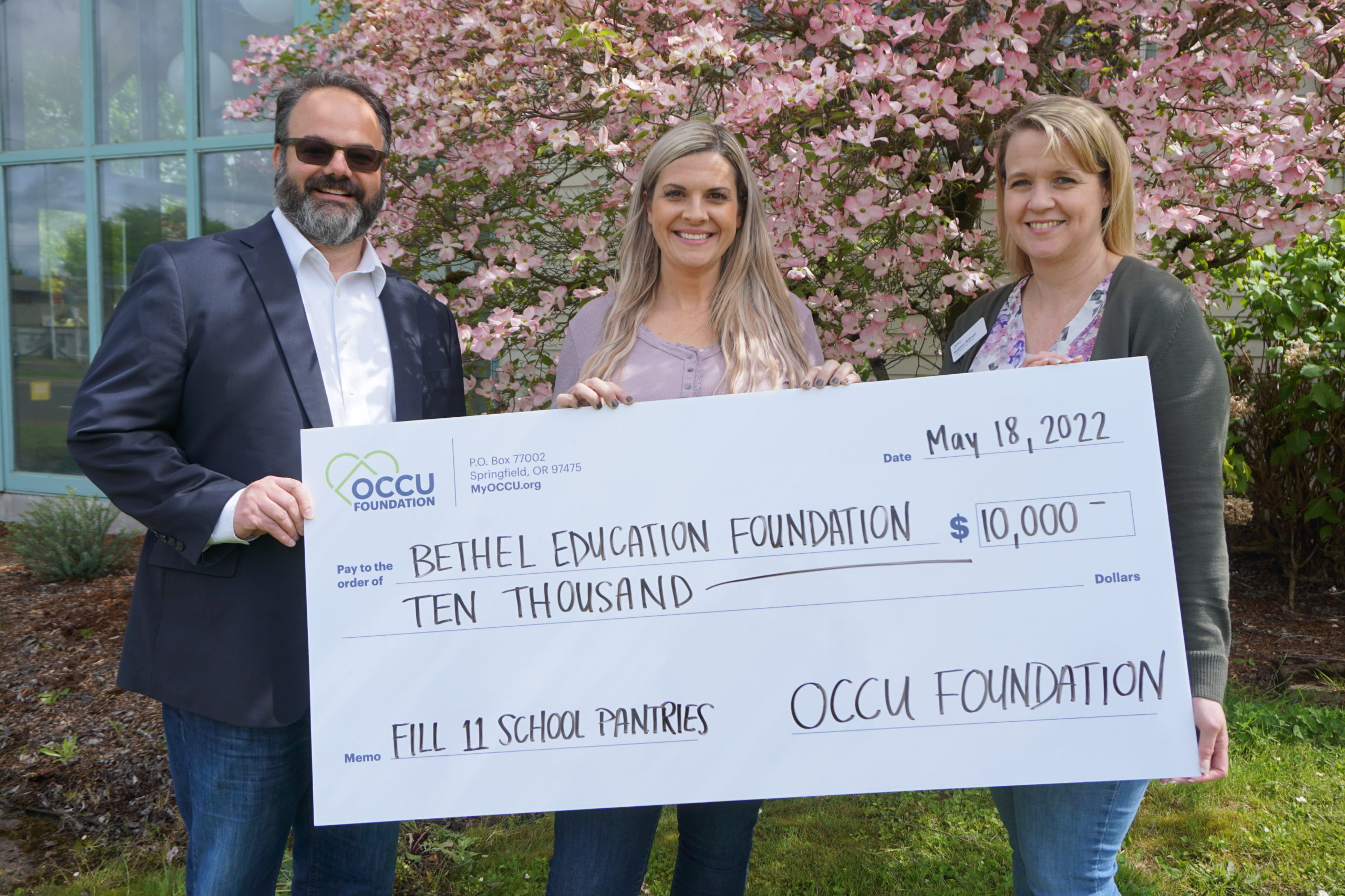 BEF receives OCCU check