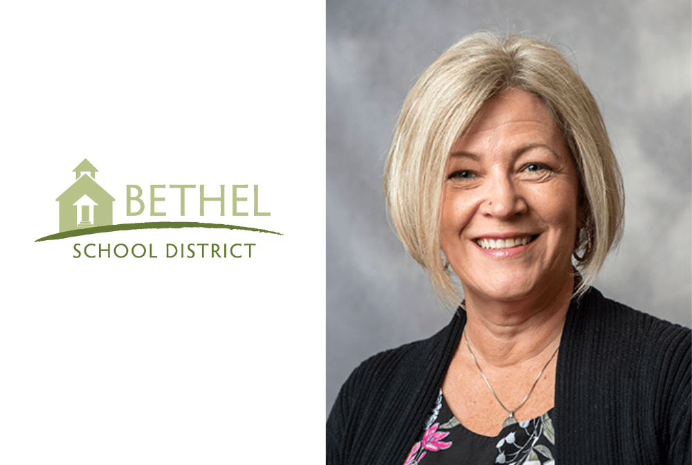 Brenda Martinek photo with bethel logo