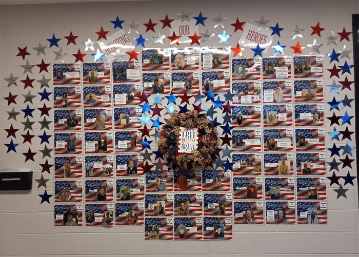 Veteran's Day Wall Display