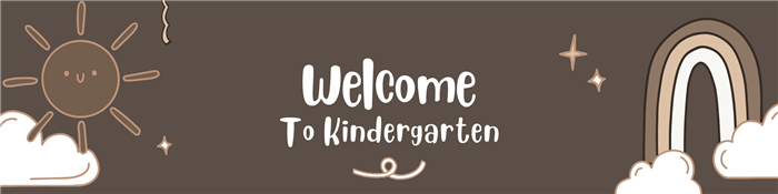 Welcome To Kindergarten!