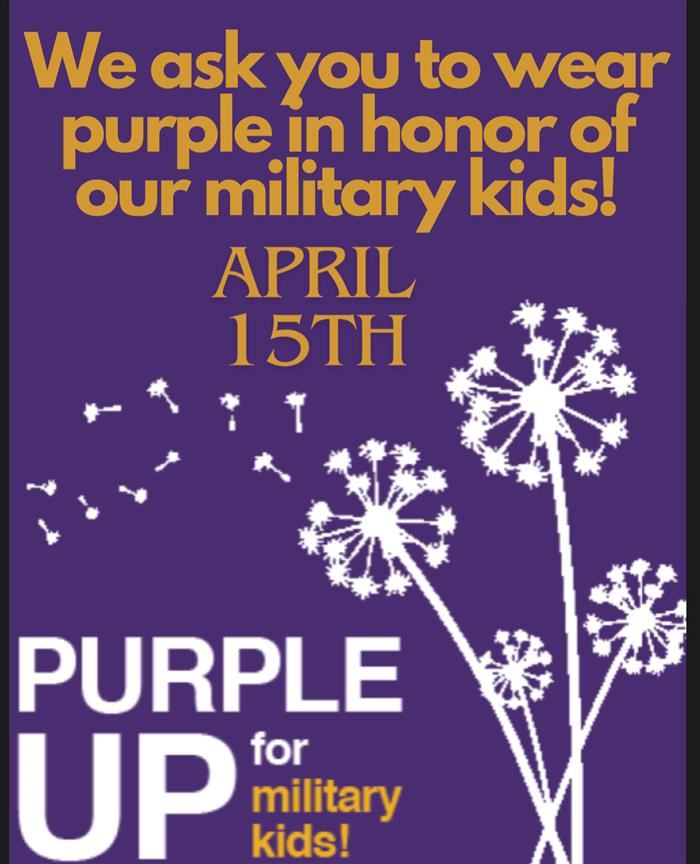 Purple up day