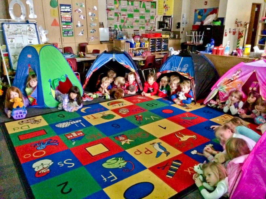 kindergarten students