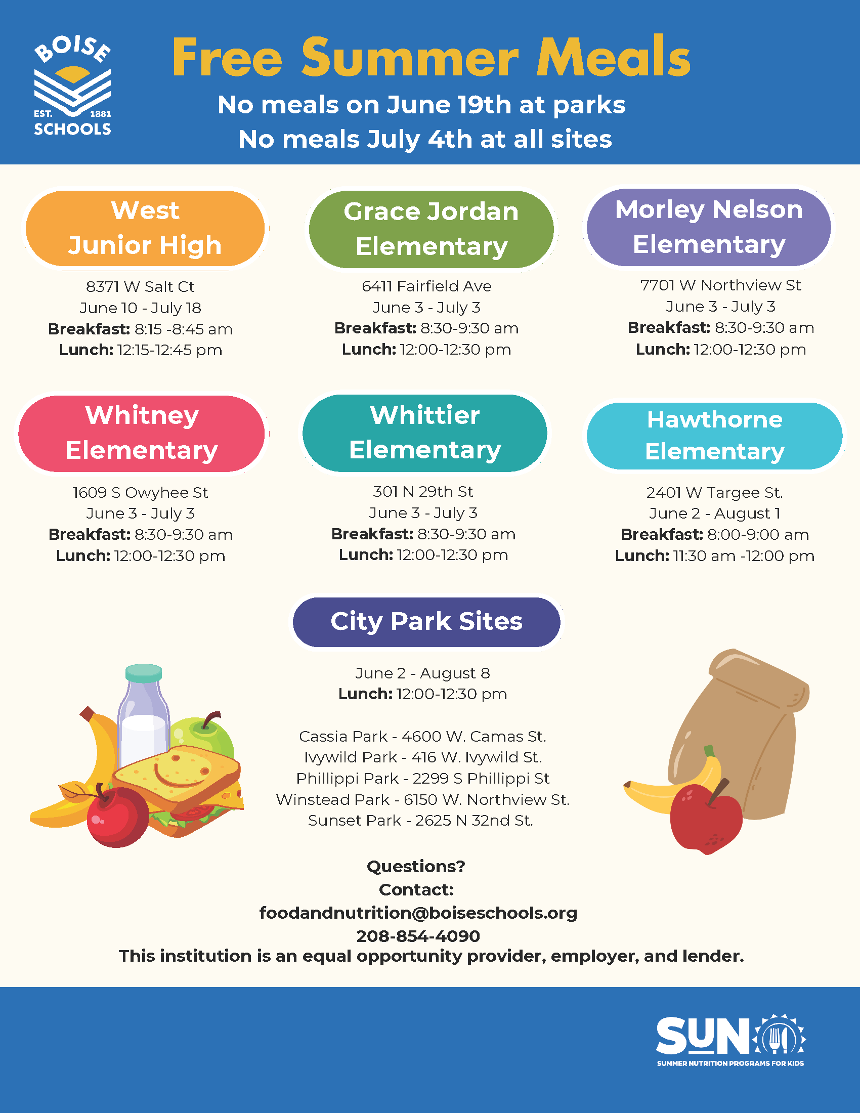 Summer Meals 2025 Summer Meals 2025