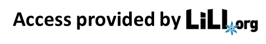 Access provided by LiLI.org