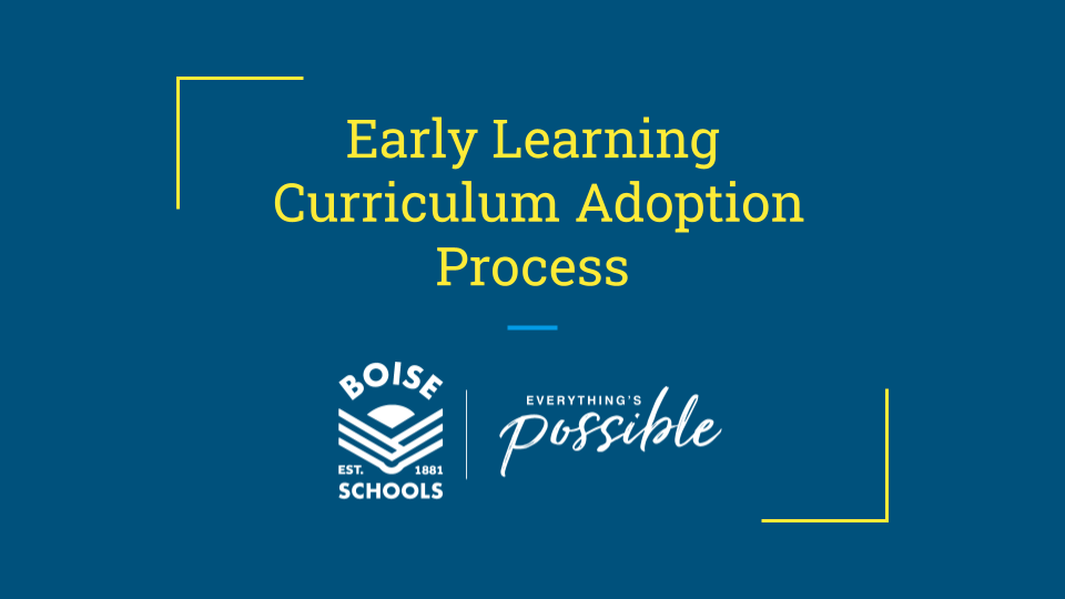 Early Childhood Curriculum Presentation