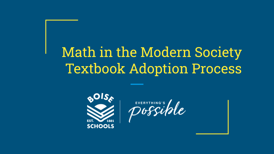 Math in Modern Society