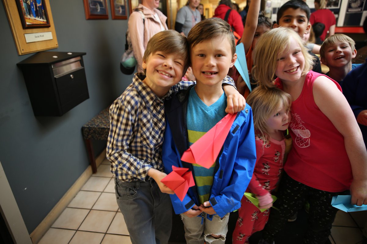 This is the image for the news article titled Students Spread Kindness In Boise One Paper Crane At A Time