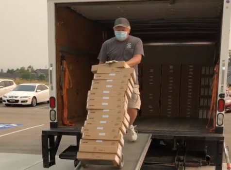 This is the image for the news article titled Chromebook Shipment Arrives