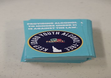 This is the image for the news article titled Community Youth Kick-Off "Keep Idaho Youth Alcohol-Free" Sticker Shock Campaign
