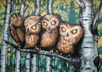 This is the image for the news article titled Artwork Inspires Students