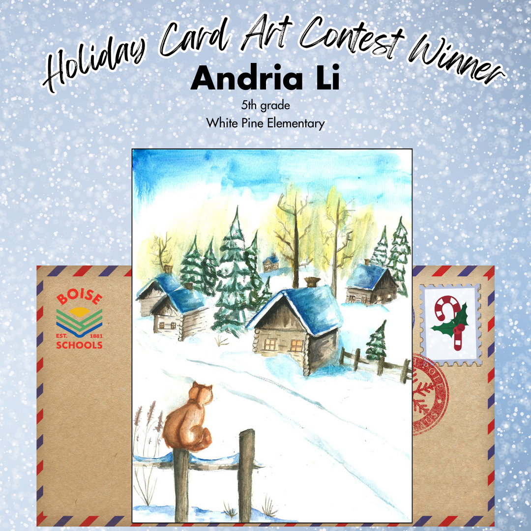 This is the image for the news article titled Holiday Card Contest Award Recipients