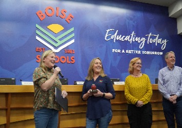 This is the image for the news article titled Honoring Those Who Serve Our Students - Red & Golden Apple Award Recipients