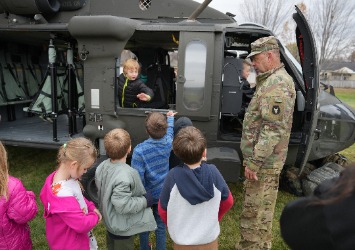 This is the image for the news article titled Veterans Day 2024 | Idaho National Guard Helicopter Visit at Shadow Hills Elementary This is the image for the news article titled Veterans Day 2024 | Idaho National Guard Helicopter Visit at Shadow Hills Elementary