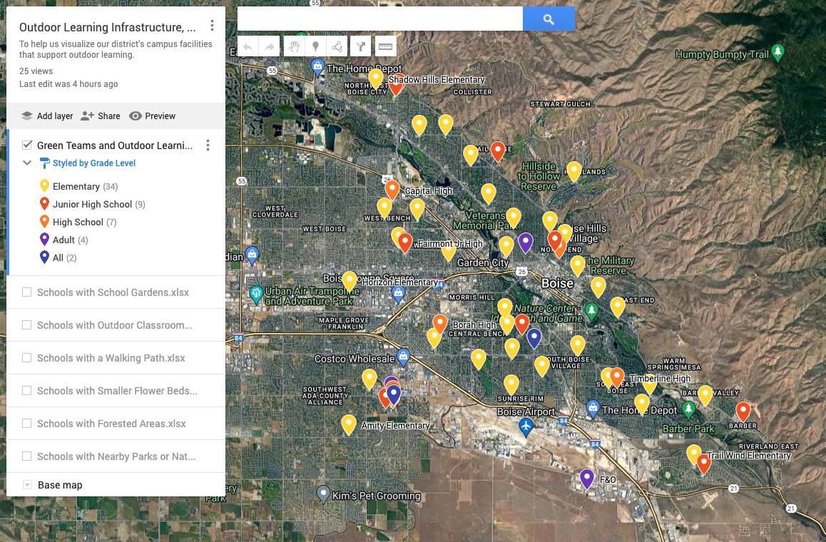 Outdoor Learning Infrastructure
