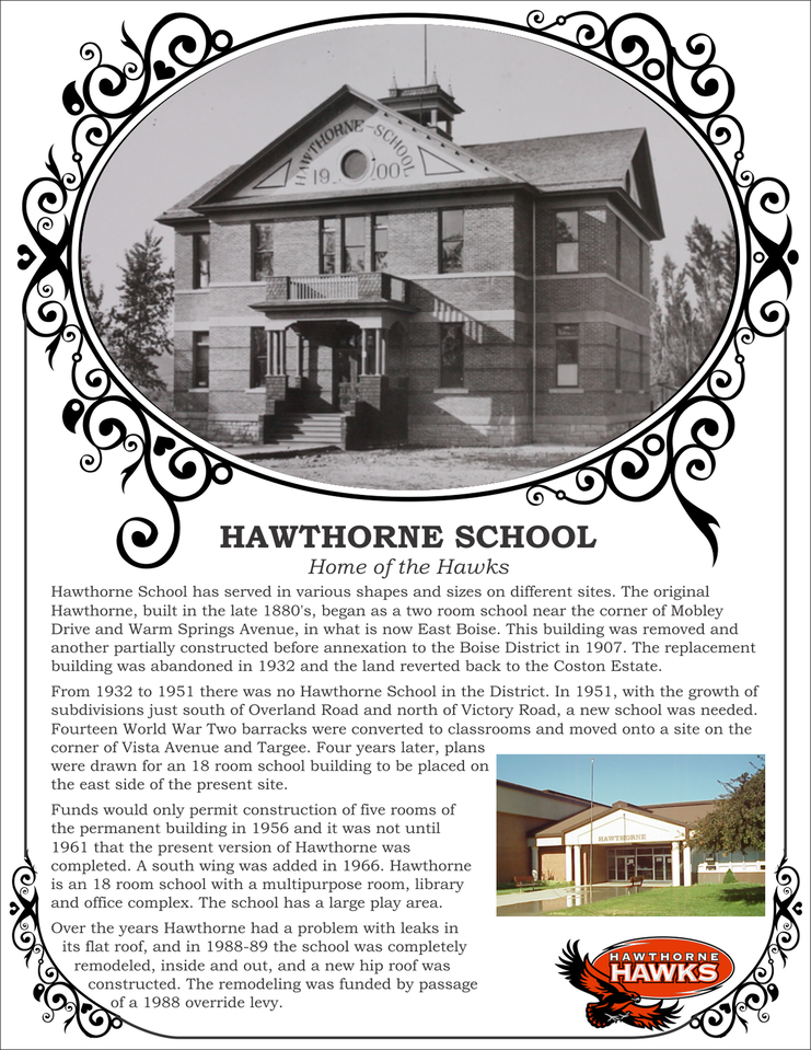 History of Hawthorne Elementary BSD