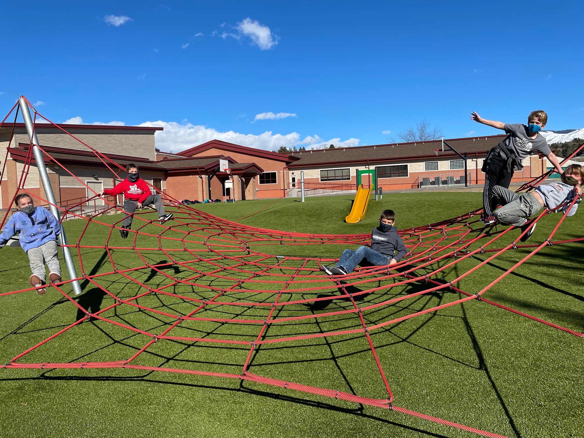 Kids on playground Kids on playground