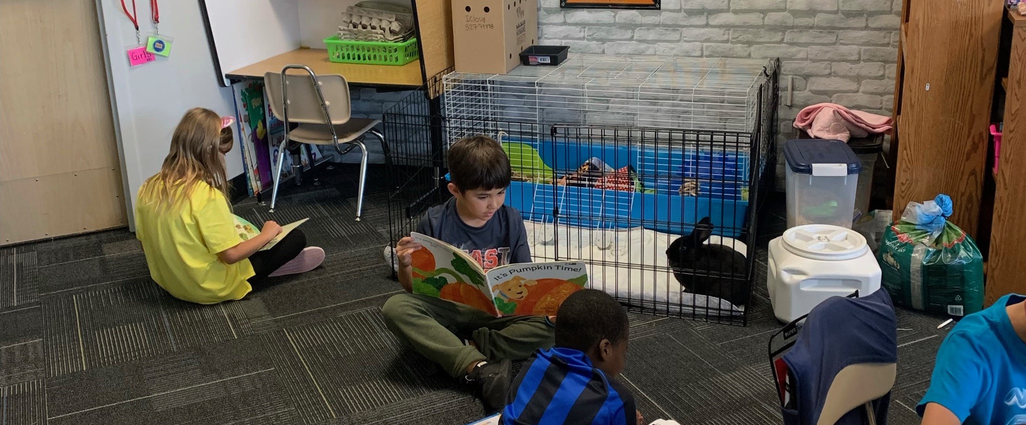 Mrs. Truden's class practicing their reading skills!