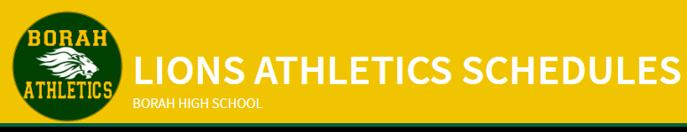 Athletic Schedule Banner
