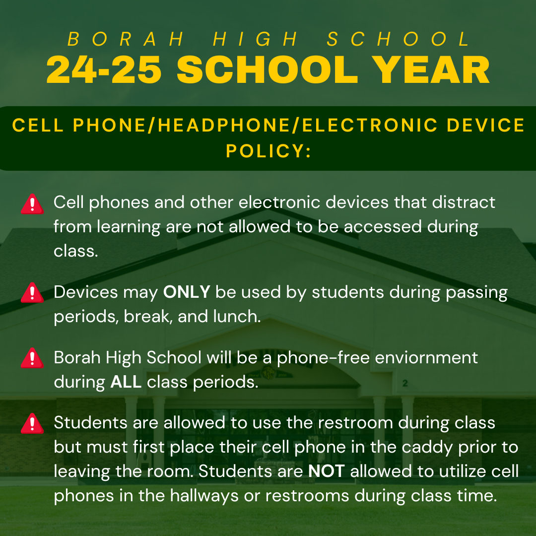 24-25 Cell Phone Policy
