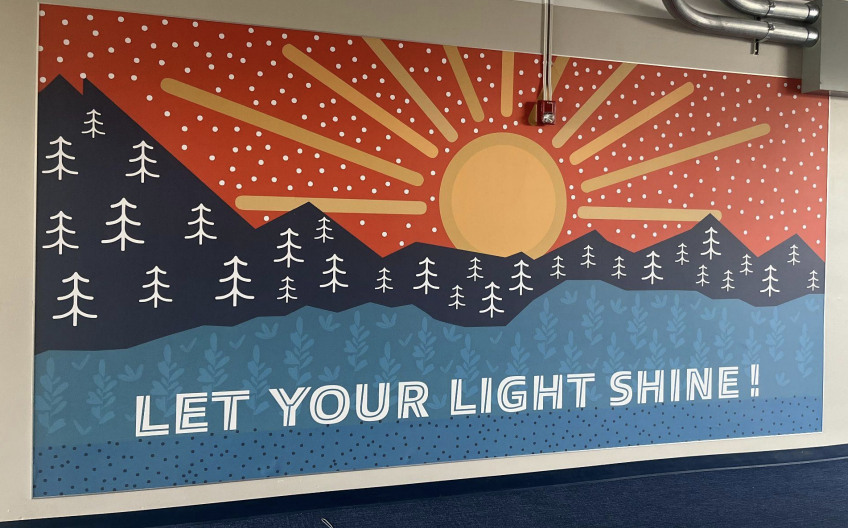 Let Your Light Shine Mural