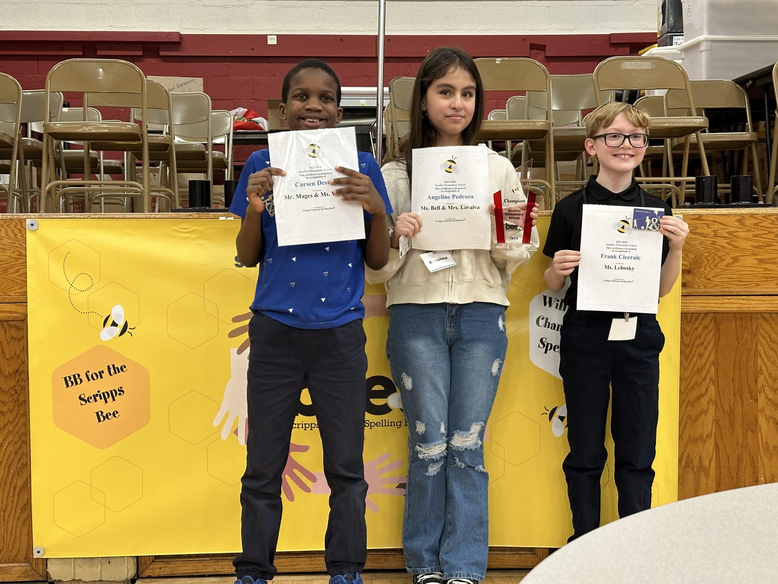 Smalley Champ, Runner Up, 3rd Place