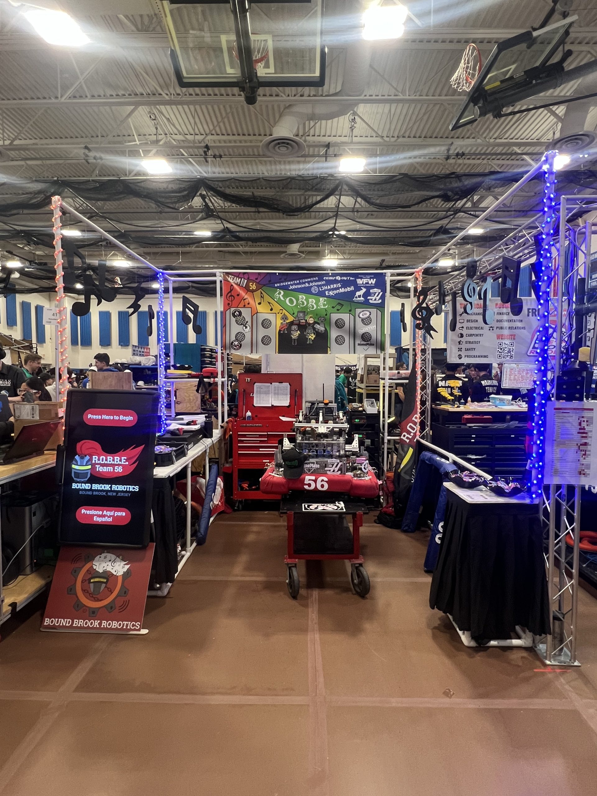 A photo of Team 56's robot