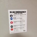 photo of emergency response instructions