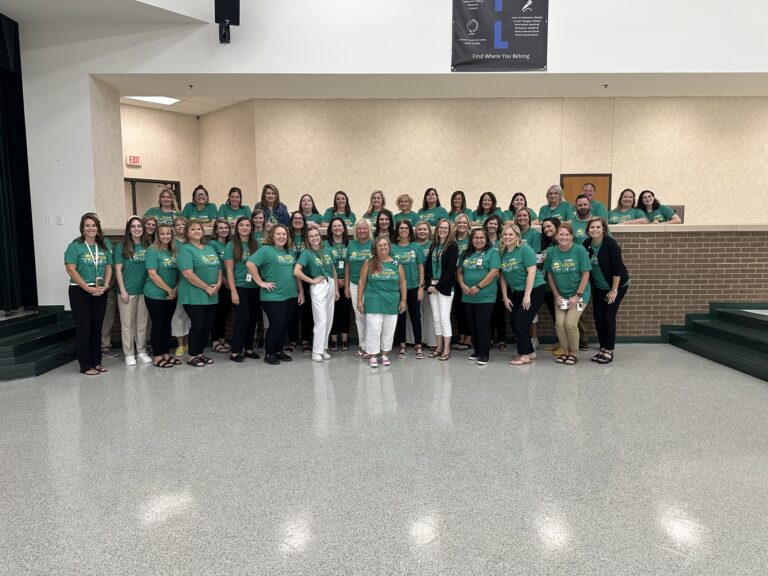 Group photo of the boyd elementary staff