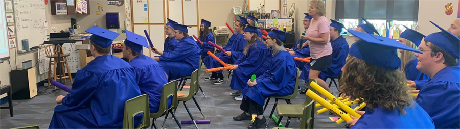 2022 BHS Graduates return to Nisswa Elementary.