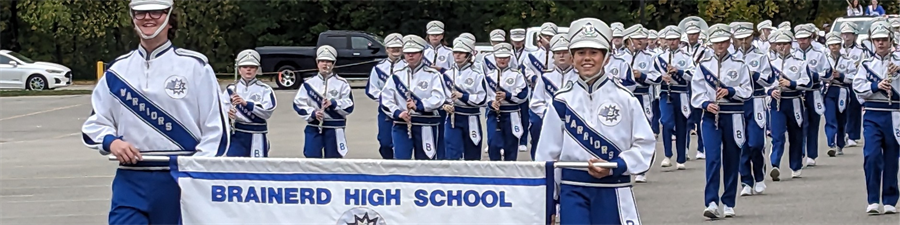 Marching Band at the 2023 Homecoming Parade