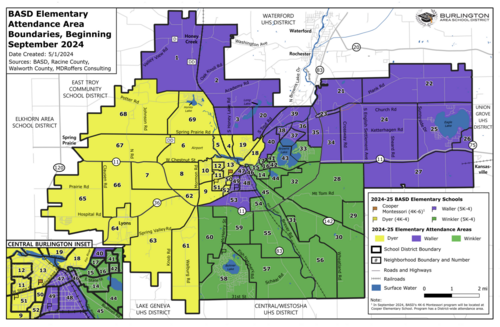 BASD Redistricting Map