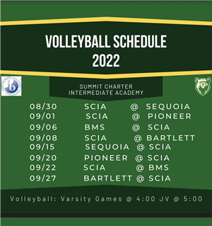 Volleyball Schedule