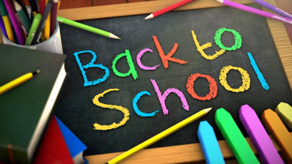 back to school chalkboard image