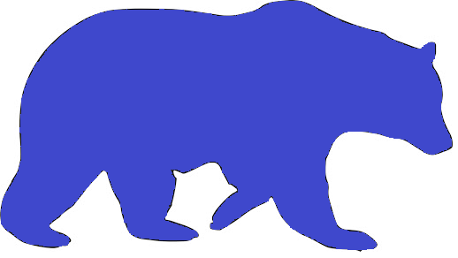 silhouette of a bear