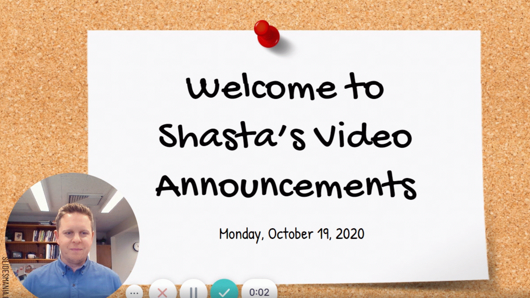 Shasta Weekly Announcements - 10.19 logo