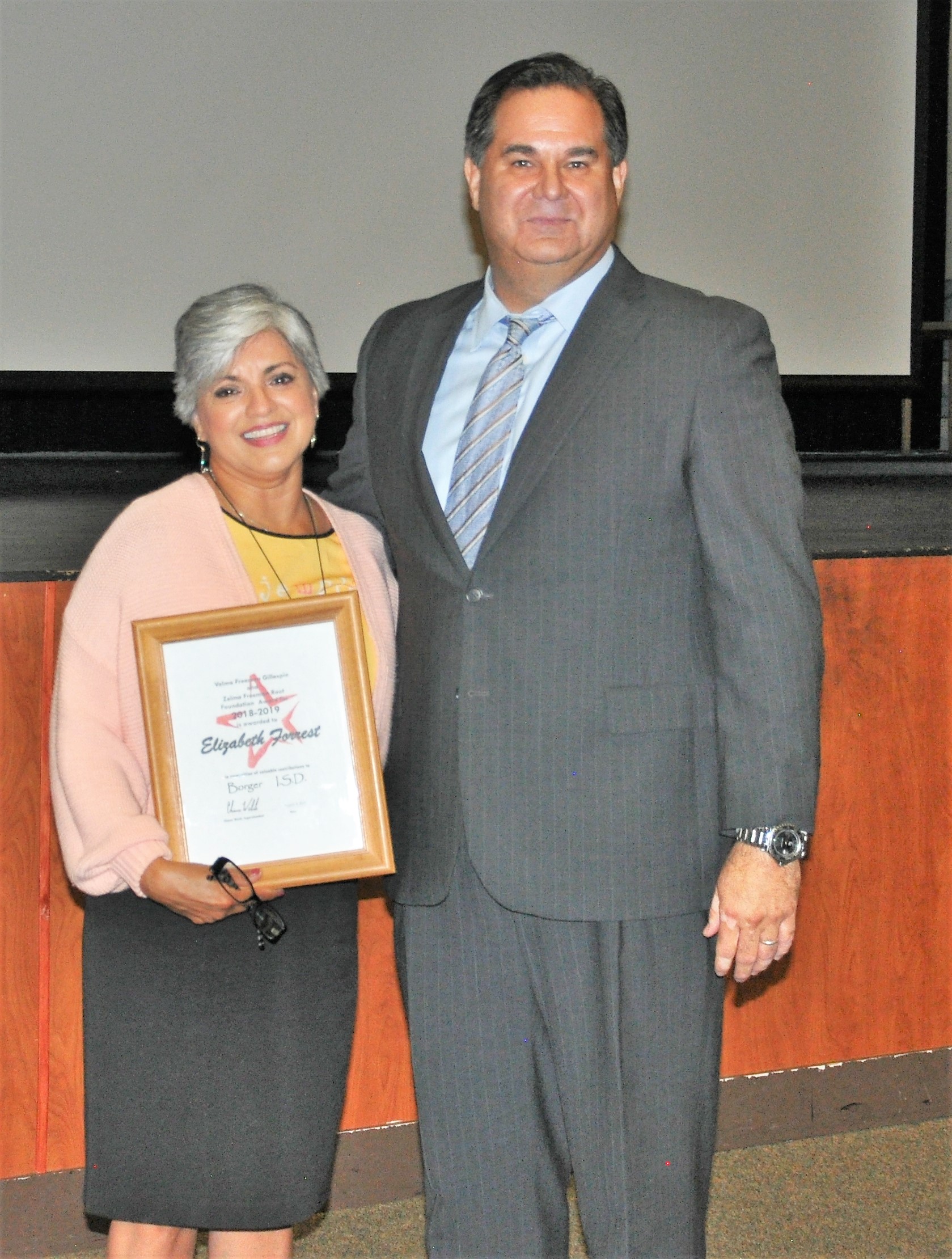 image of Mrs. Forrest and Mr. Welch