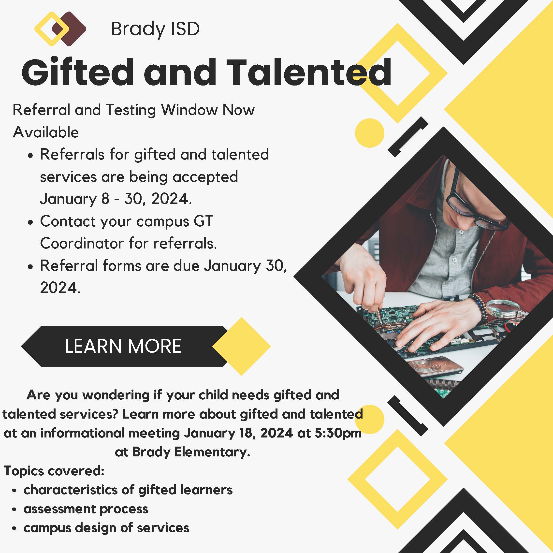 GT Referral Window