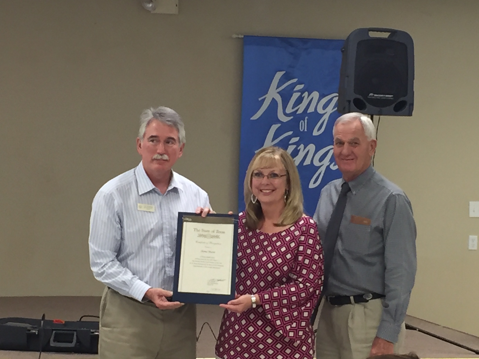 This is the image for the news article titled Mrs. Moore Recognized at McCulloch Co. Chamber of Commerce