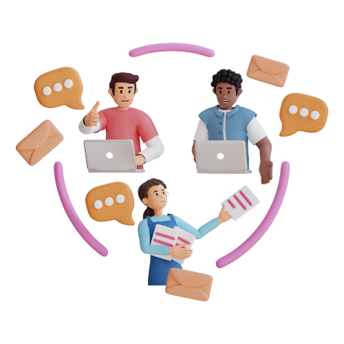 Branson School Online Communication Graphic