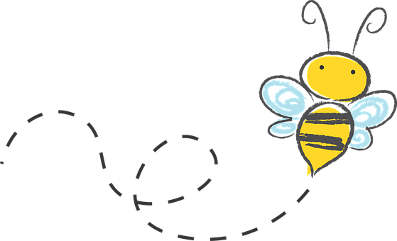 Bee, Cartoon, Bumble, Honey, Icon, Buzz