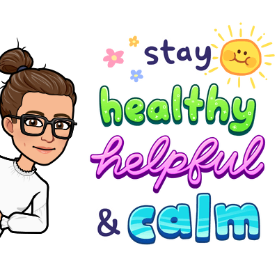 stay healthy helpful and calm