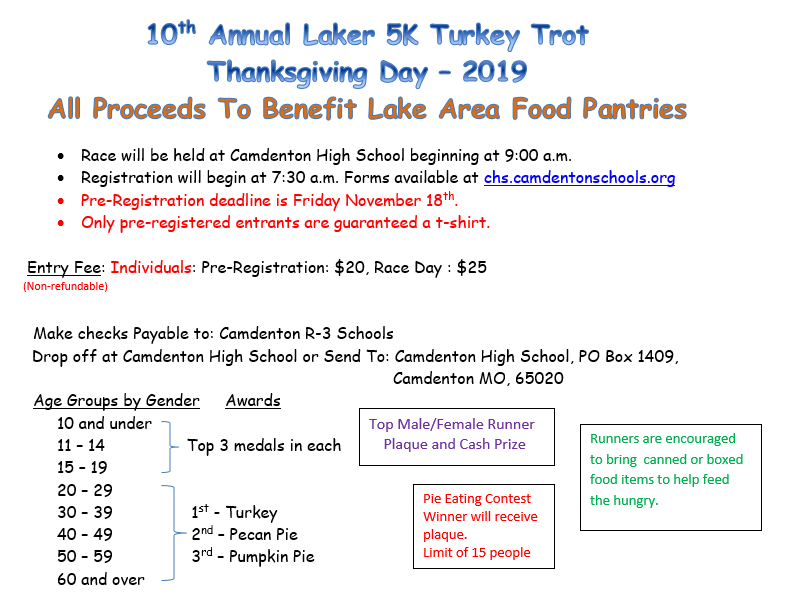 Turkey Trot Info