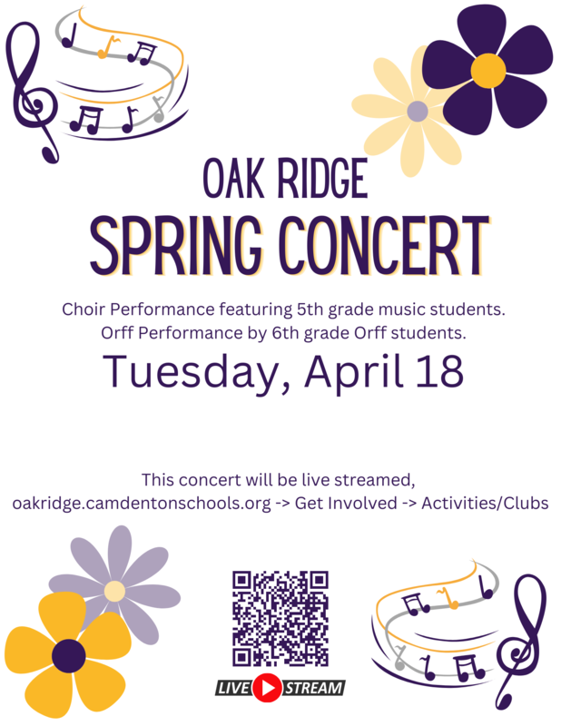 Oak Ridge Spring Choir Concert - April 18