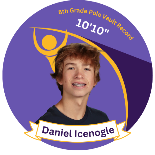 Icenogle Sets New School Pole Vault Record