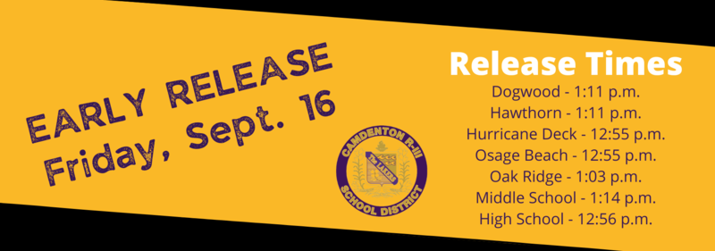 Early Release - Friday, September 16