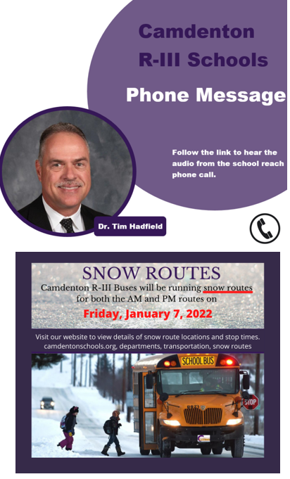 Snow Routes - Friday, January 7, 2022