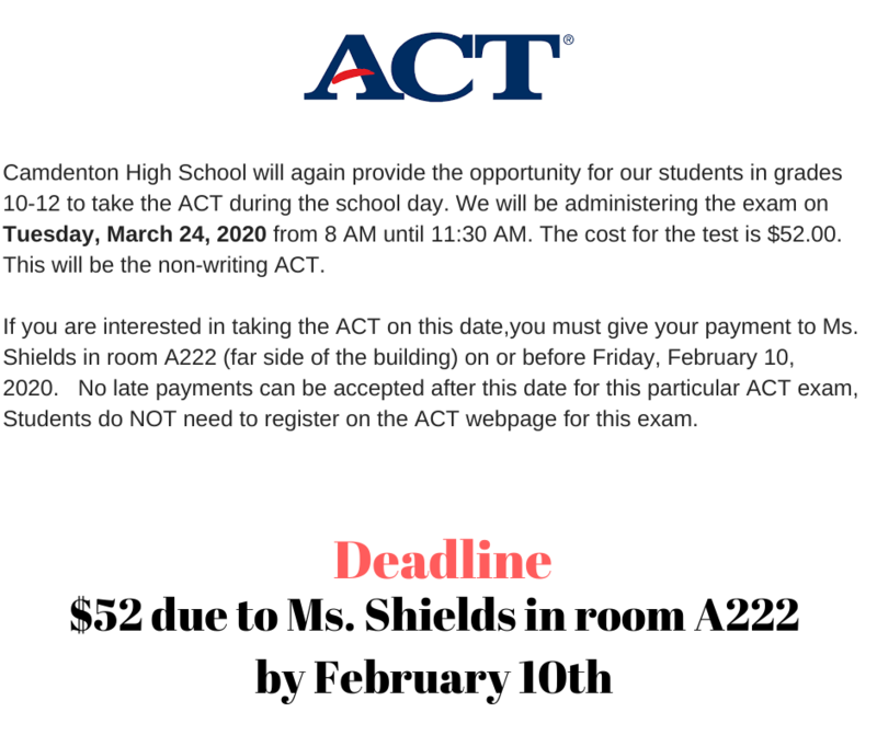 ACT Test Registration